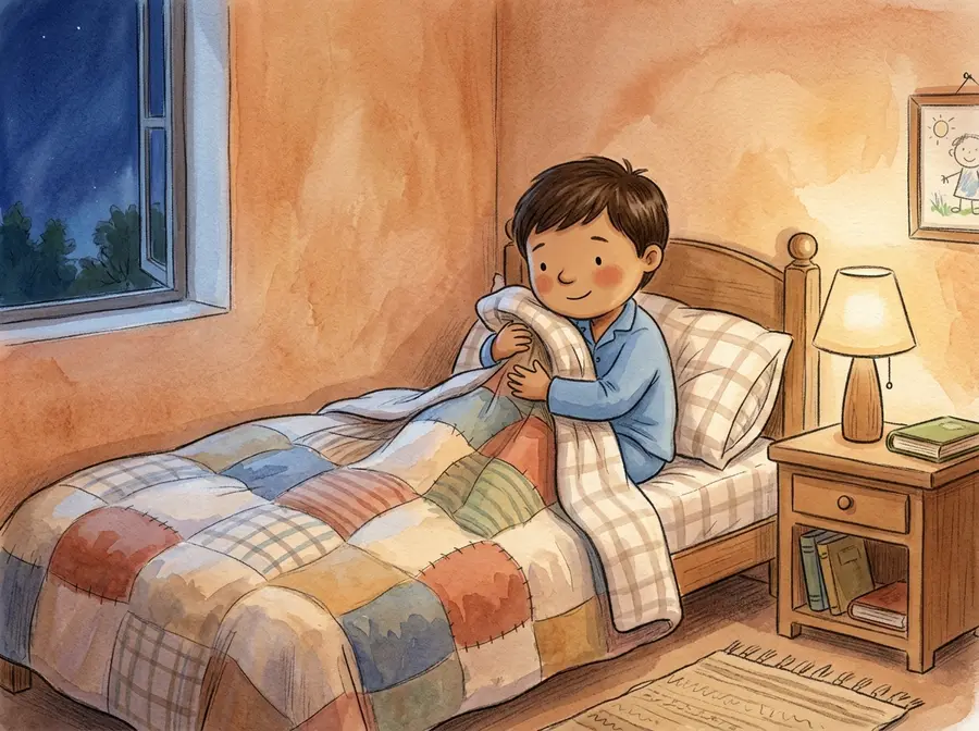 Buenas noches, Manuel sample story illustration