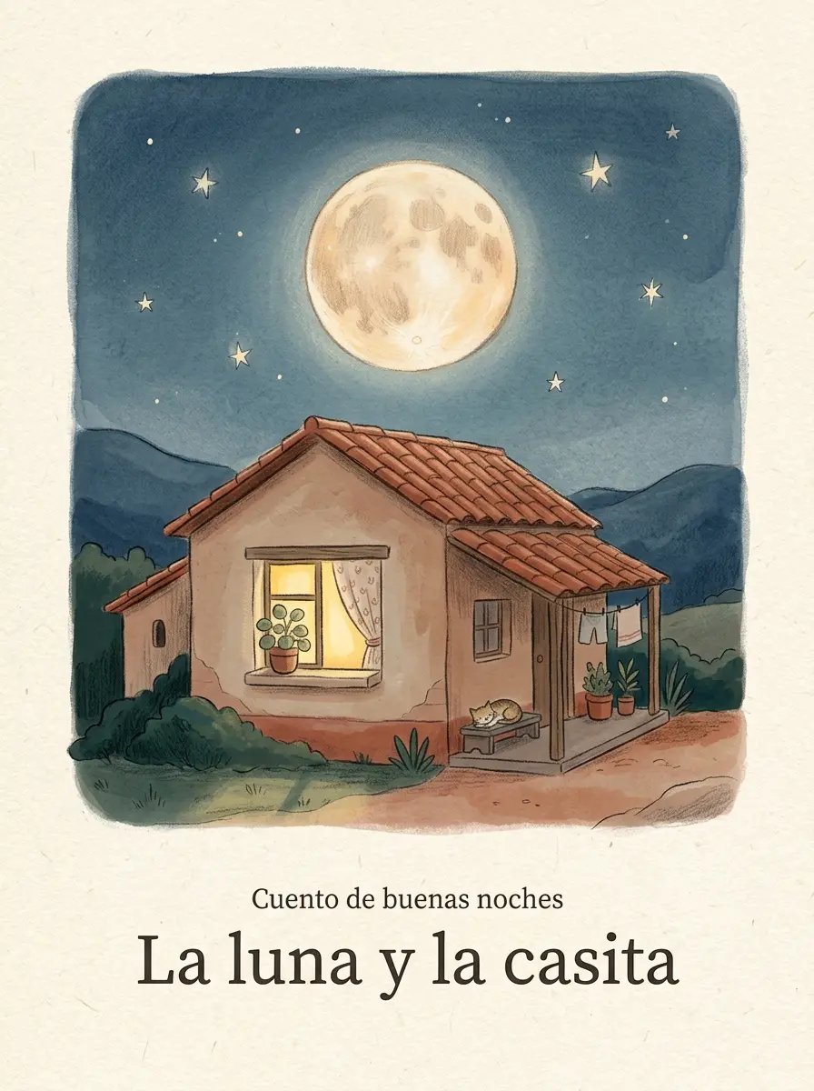 La luna y la casita