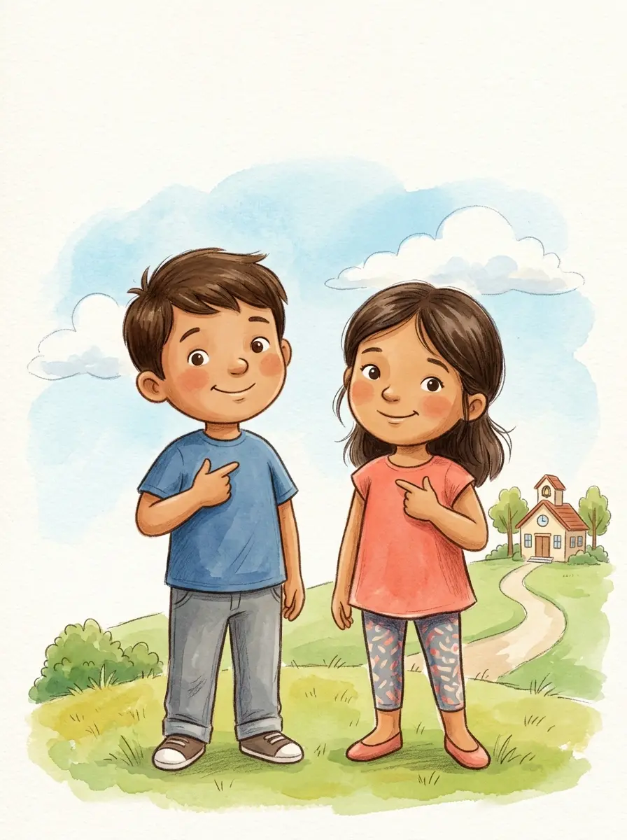 Soy y Es printable Spanish story cover