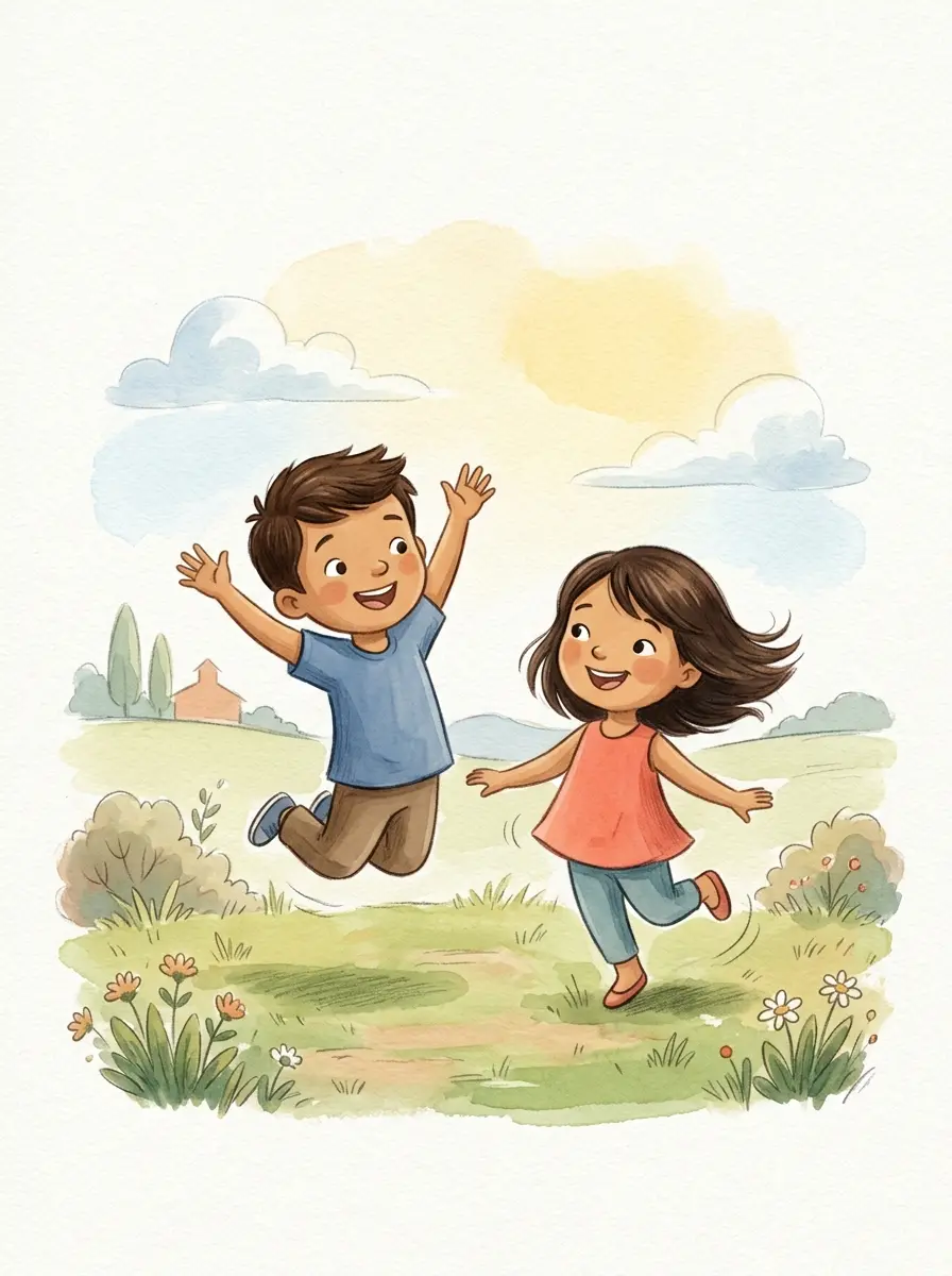 Puedo saltar printable Spanish story cover